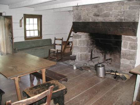 Interior of Timothy Killeens Cabin