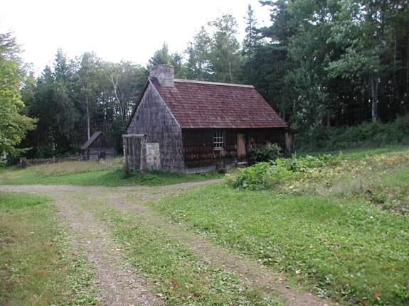 Timothy Killeen Cabin c. 1825-1830, restored at Kings Landing